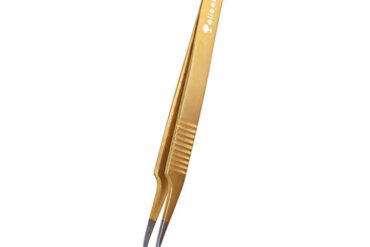 elleebana Pro Curved Tweezers